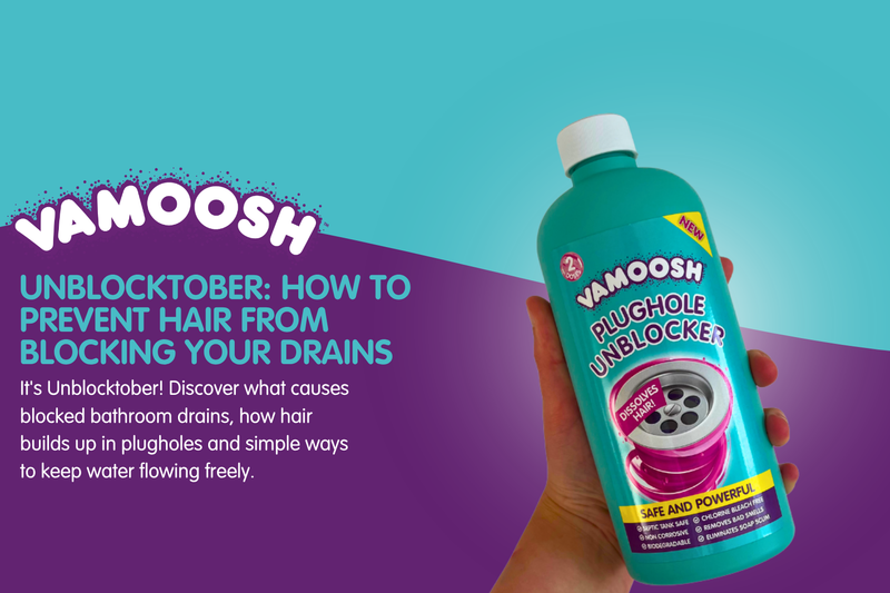 Unblocktober: How to Prevent Hair from Blocking Your Drains